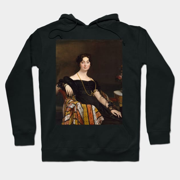 Madame Jacques-Louis Leblanc by Jean-Auguste-Dominique Ingres Hoodie by Classic Art Stall